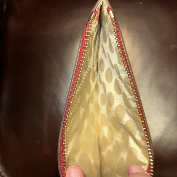 Red Kate Spade Lucy Medium Zip Wristlet - Picture 14 of 15